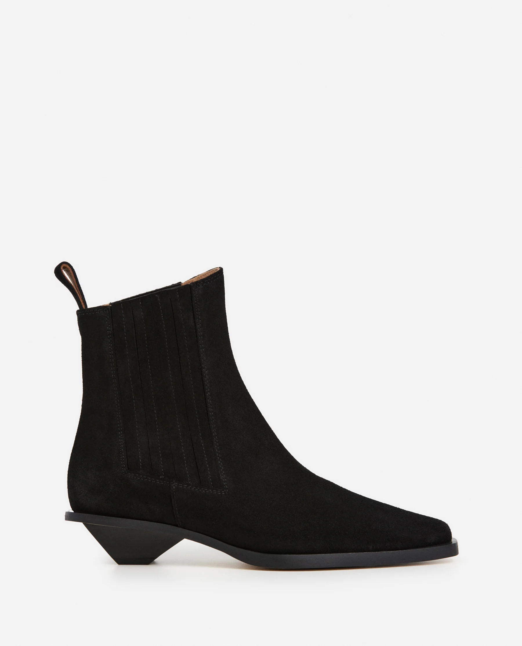 Indigo Suede Black Boot | Flattered