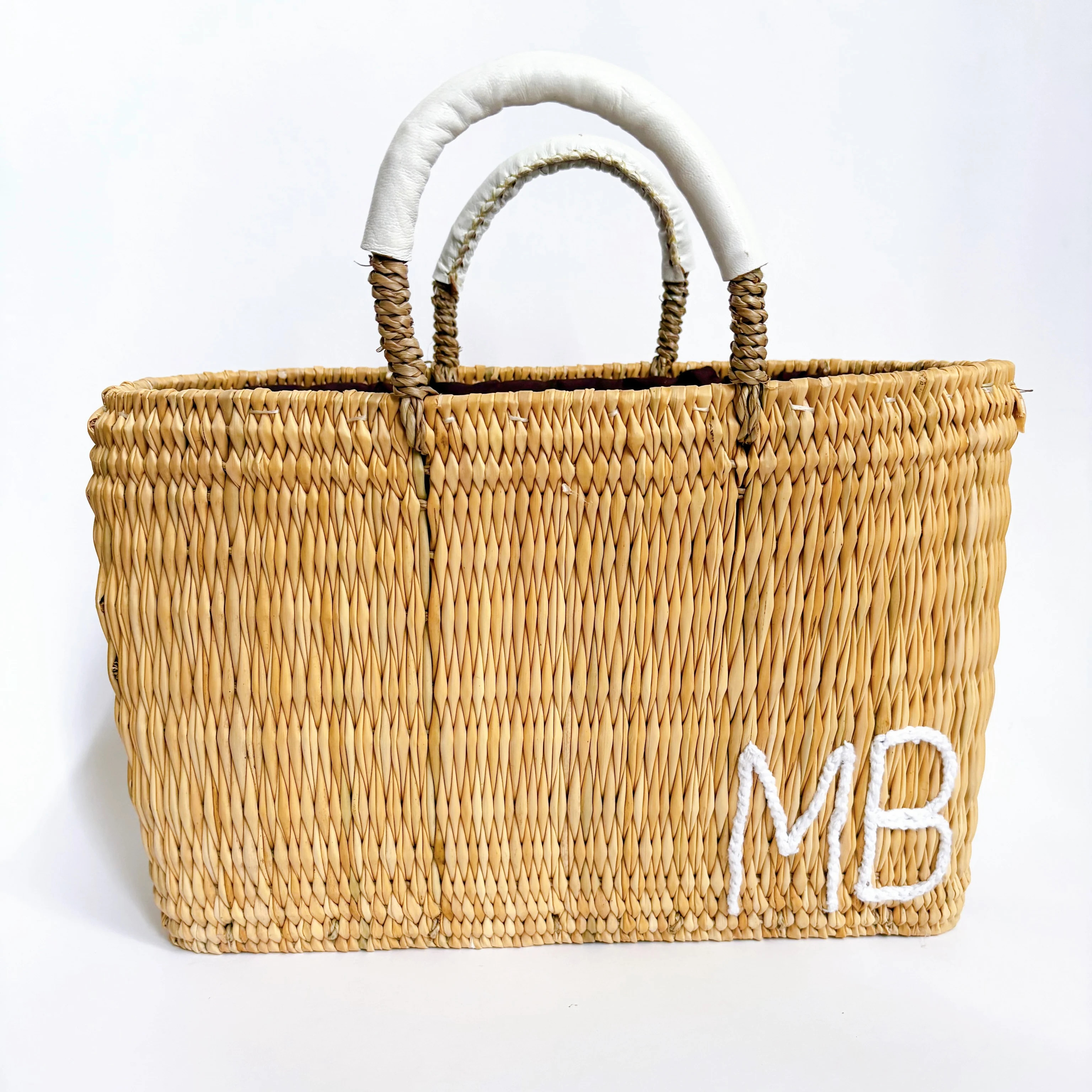 Monogram Structured Weave Bags | Colores Collective
