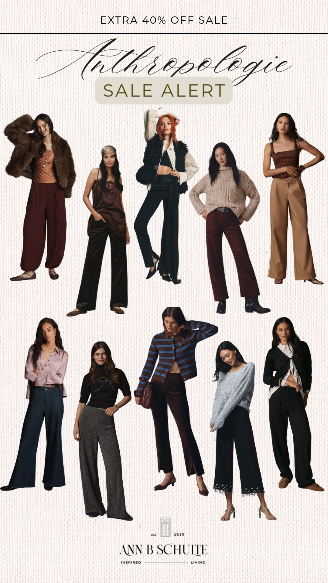 Anthropologie just dropped an extra 40% off sale and my cart is thriving. Think dreamy details, fun colors, and zero regret. 🌸🛒✨ #Anthropologie #AnthroSale #SaleAlert #LTKSale #LTKFinds #LTKFashion #OutfitInspo #WardrobeRefresh #StyleInspo #ShoppingSpree 

 #LTKootd #LTKSaleAlert