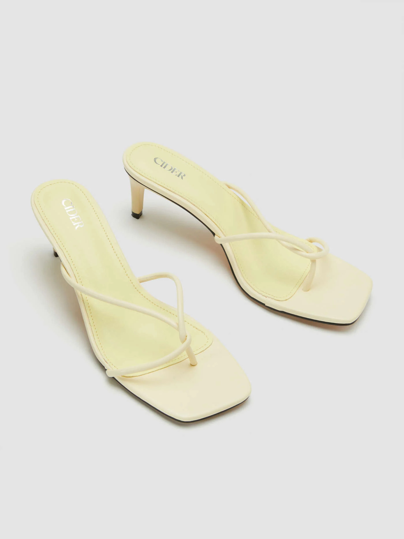 FLIP-FLOP HEELED SANDALS | Cider