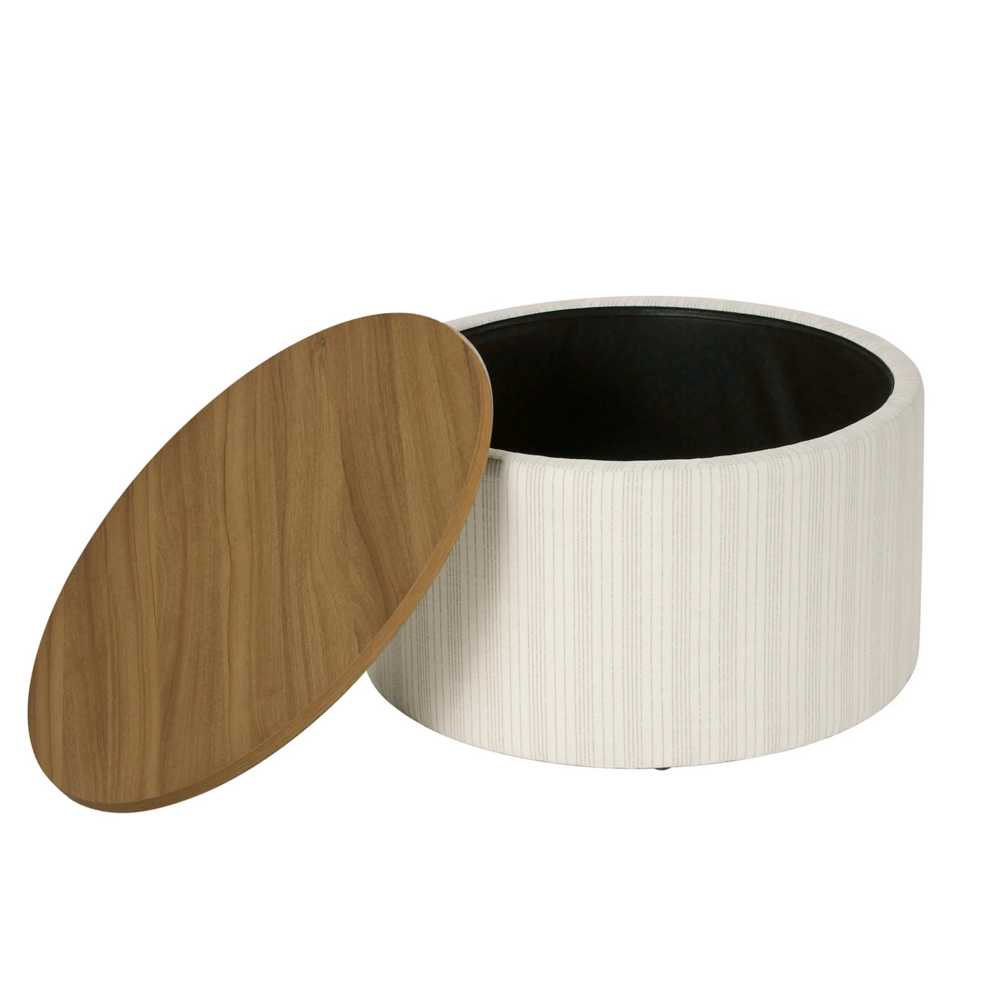 HomePop Storage Wooden Lid Ottoman | Kohl's