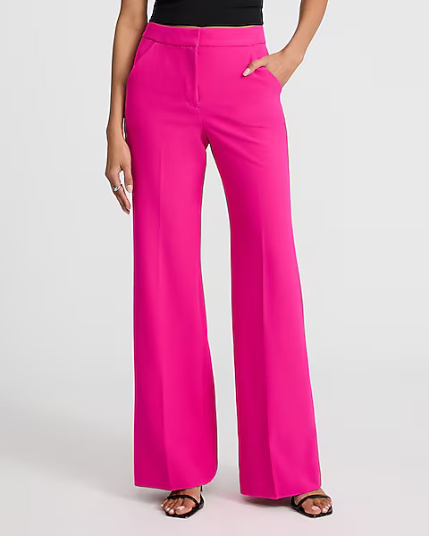Editor High Waisted Trouser Flare Pant | Express