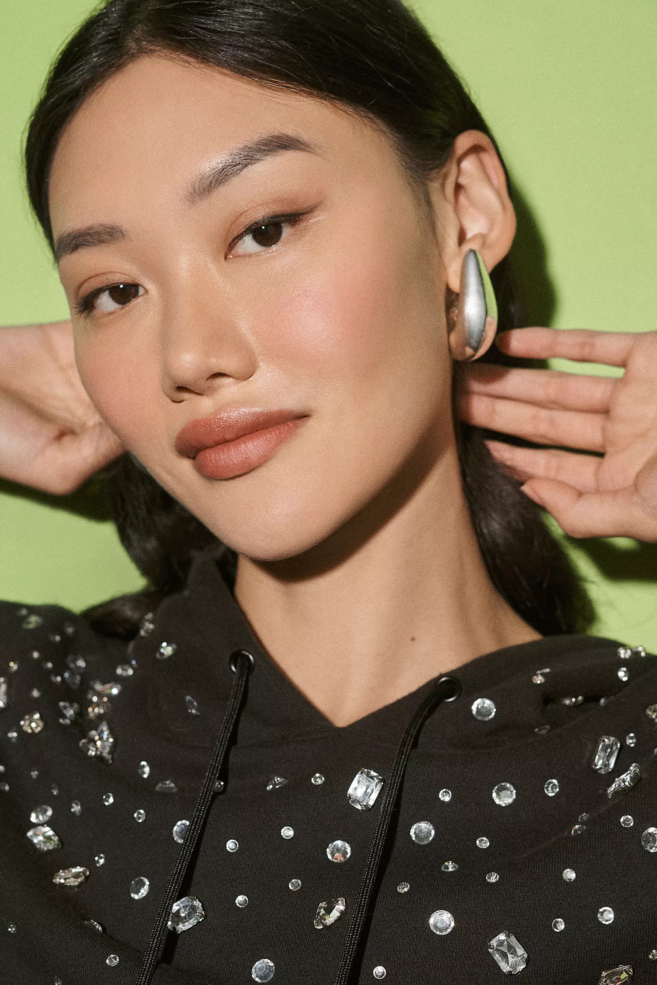 The Petra Curved Drop Earrings | Anthropologie (US)