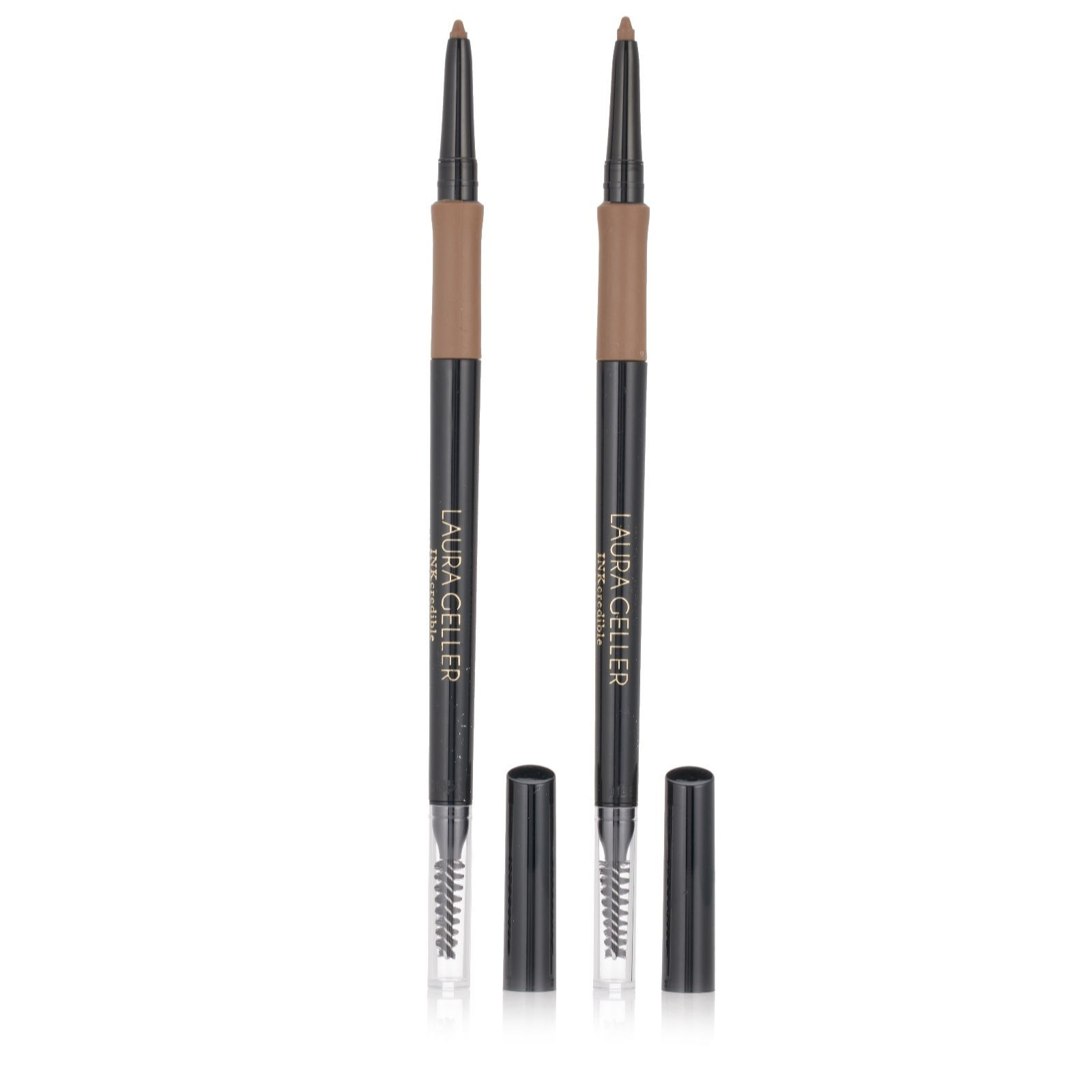 Laura Geller INKcredible Brow Gel Pencil Duo | QVC UK