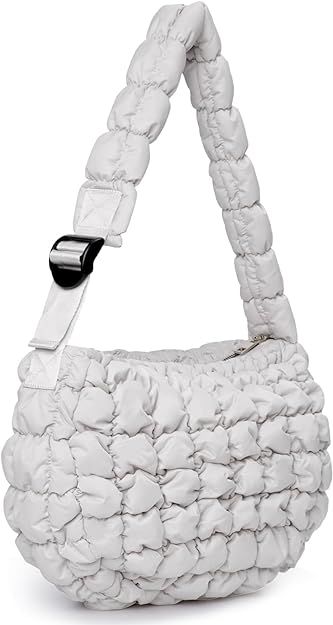 NAARIIAN Puffer bag Lightweight Quilted Tote Bags Puffy shoulder bag for Women Crossbody purse Pa... | Amazon (US)