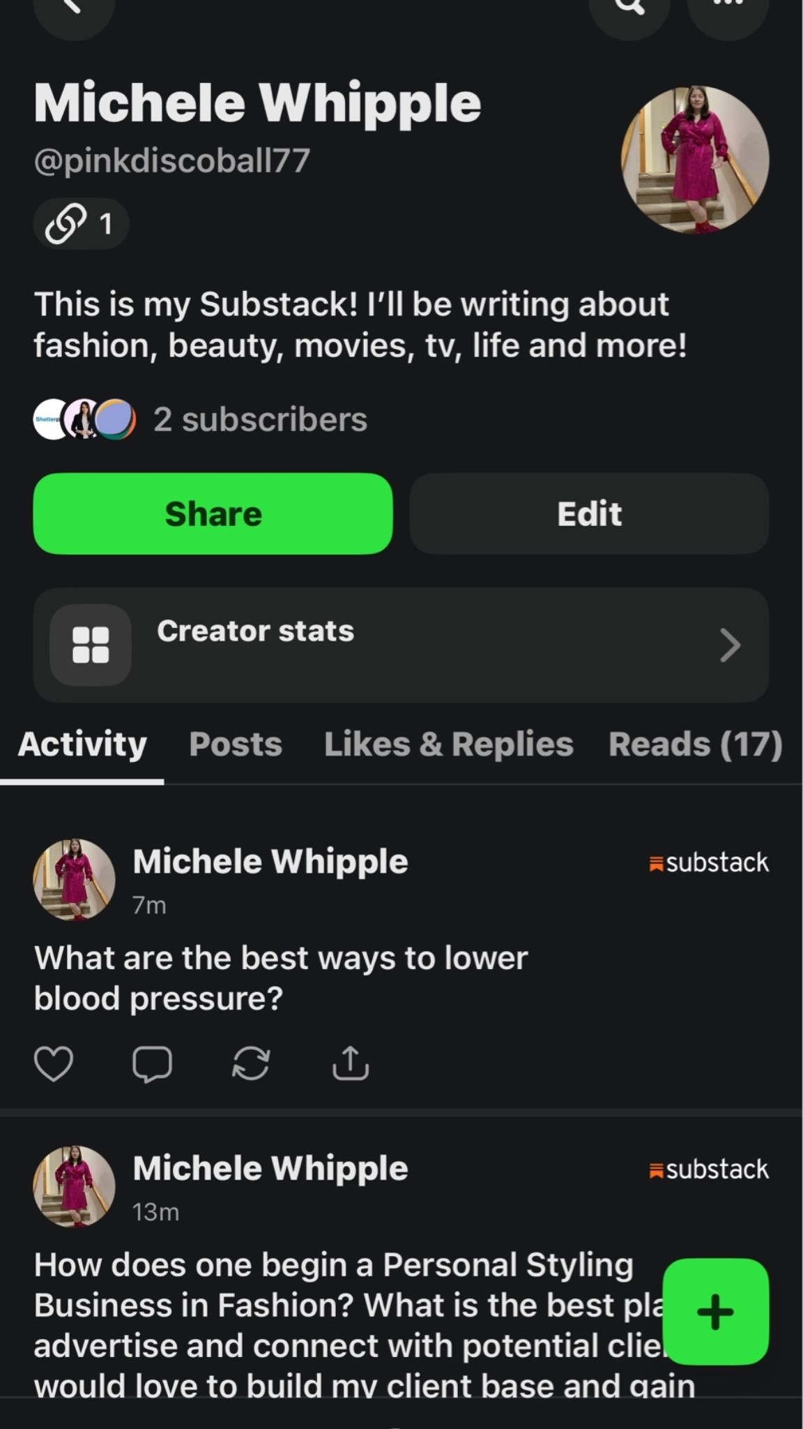 Check out my Substack Page

#LTKdayinmylife #LTKselfcare #LTKstorytime