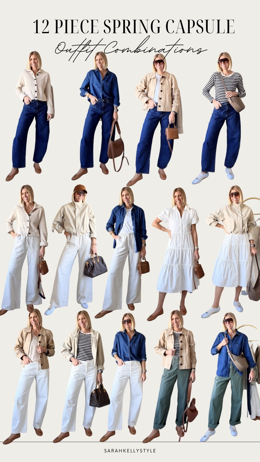 Some of the looks I styled from my spring capsule wardrobe!

#LTKmomlife #LTKootd #LTKSeasonal