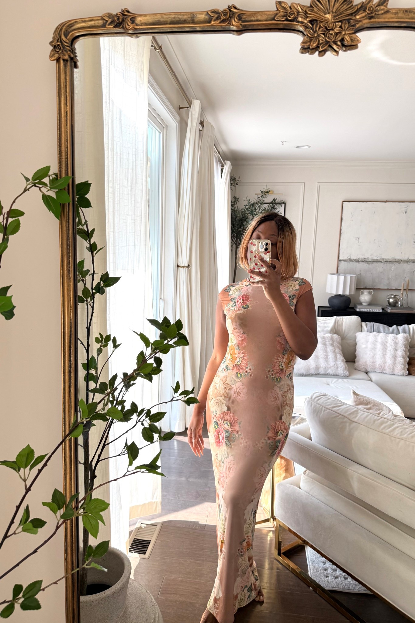 Dresses to help you transition into Spring . AFRM dress, floral dress 

#LTKSaleAlert #LTKMidsize