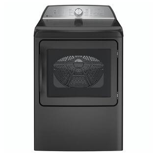 GE Profile 7.4 cu. ft. Smart Diamond Gray Electric Dryer with Sanitize Cycle and Sensor Dry, ENER... | The Home Depot
