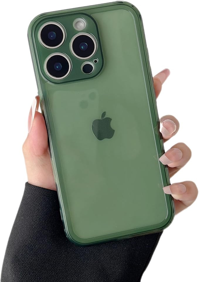 ZTOFERA Case for iPhone 16 Pro 6.3 inch,Clear Soft Silicone Bumper Protective Retro Color Transpa... | Amazon (US)