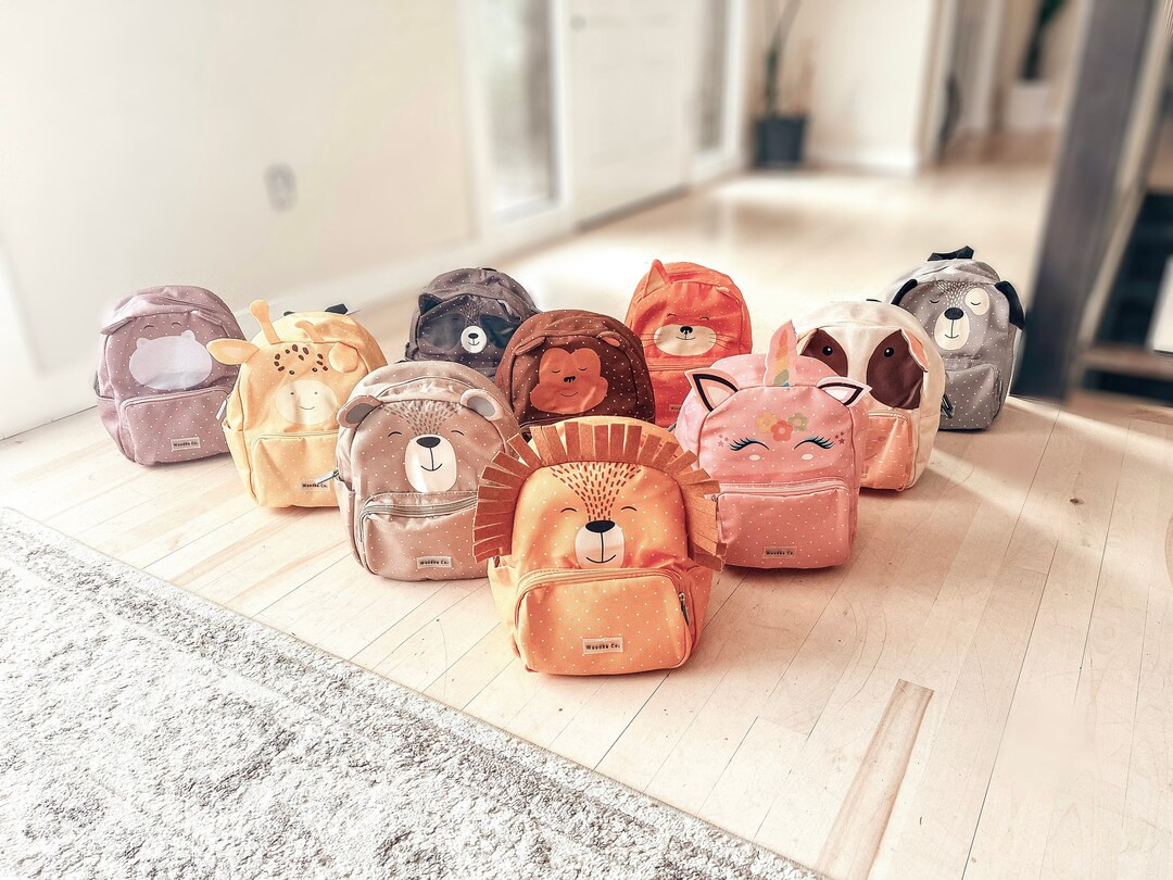 Animal Toddler Adventure Personalized Photo Backpack Bag - Etsy | Etsy (US)