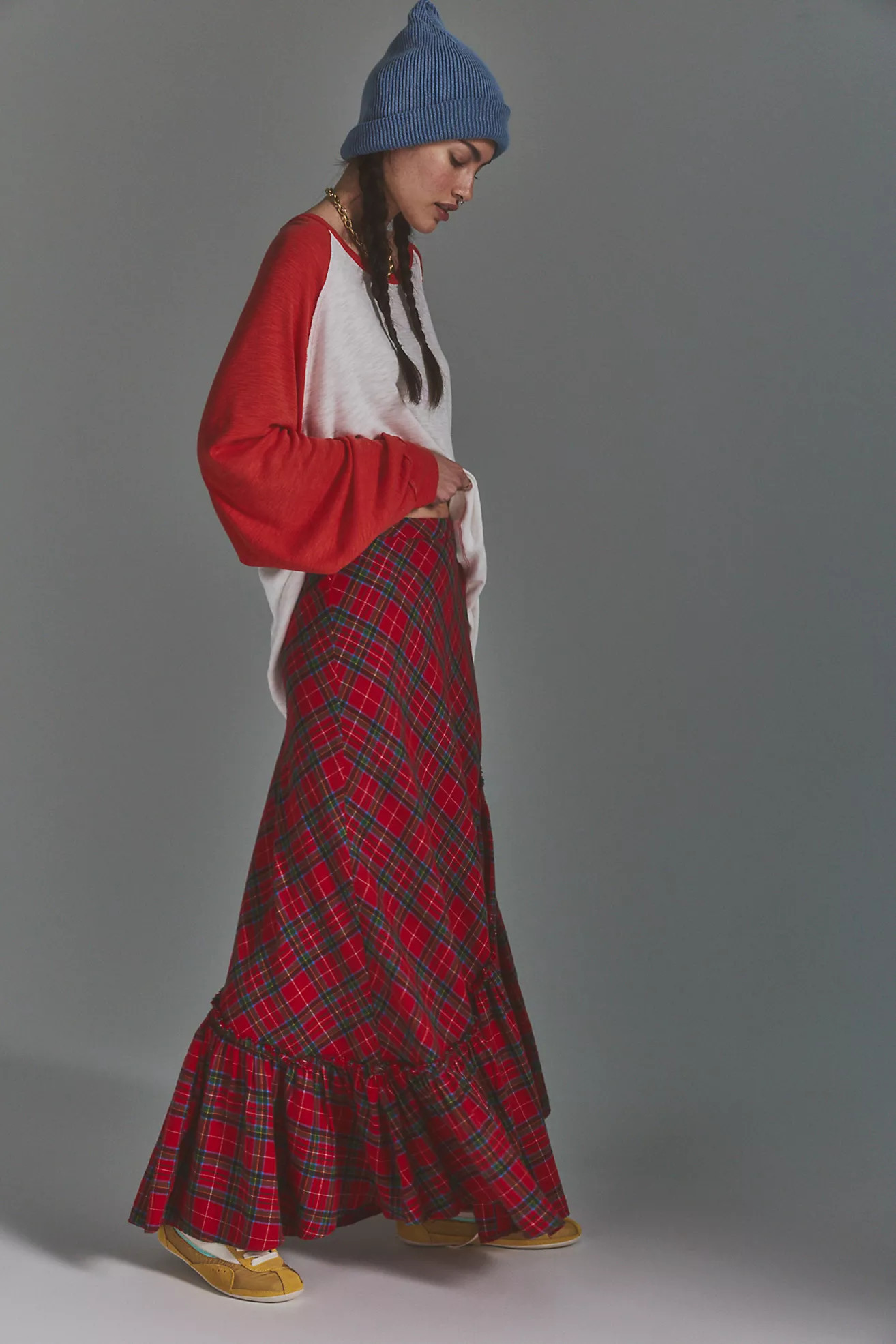 Emberwood Flannel Maxi Skirt | Free People (Global - UK&FR Excluded)