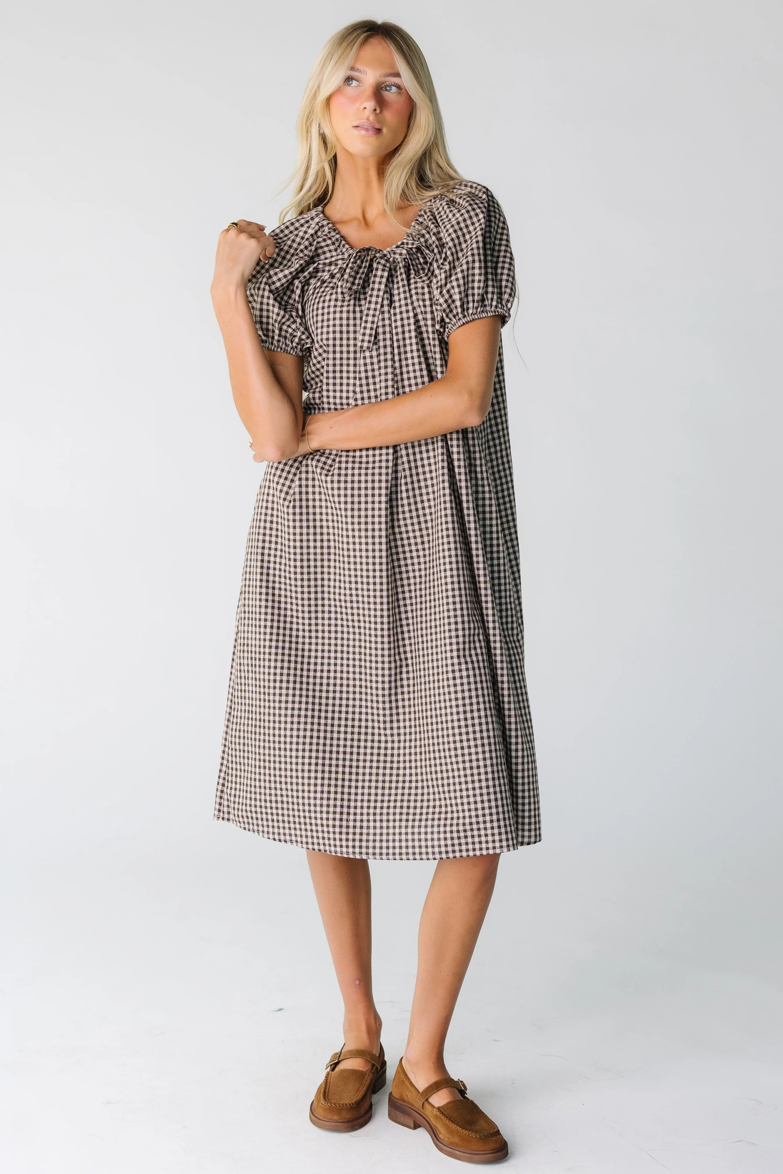 Brass & Roe Gingham Bow Dress | Called To Surf