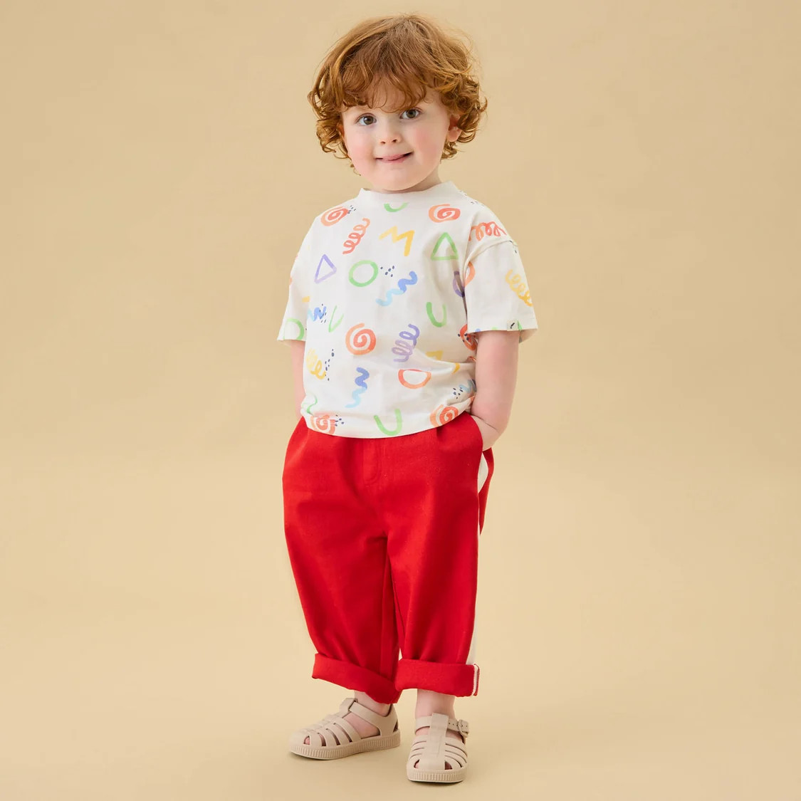 KIDLY by MORI Print Cotton T-Shirt | Baby Mori
