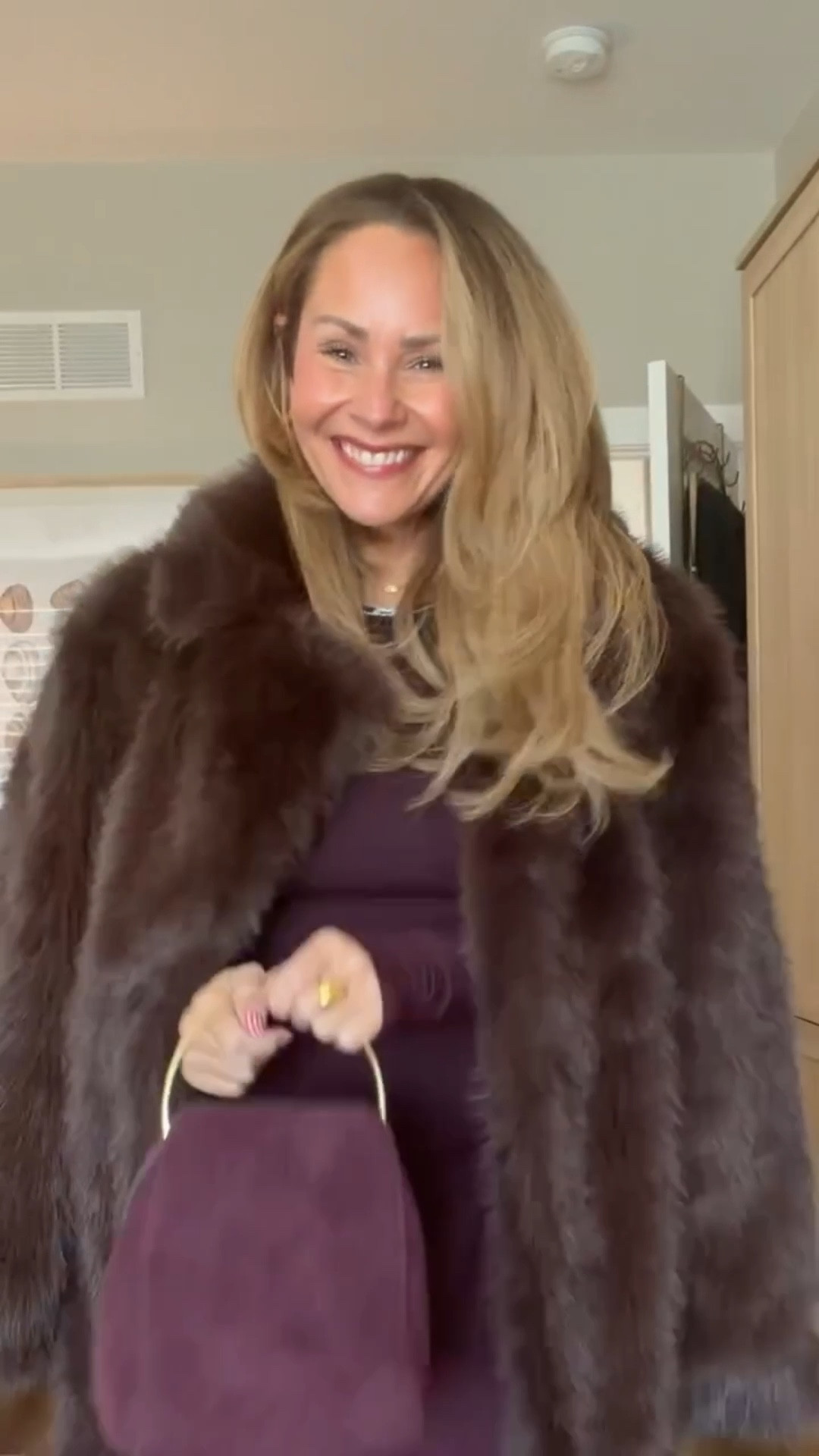 Winter dresses are back thanks to these fleece-lined tights ❄️
They look like sheer tights but feel warm like leggings — perfect for styling dresses in cold weather. Linking my favorite fleece-lined tights + this winter-ready dress 🤍

fleece lined tights, winter dress outfit, cold weather outfit, dress with tights