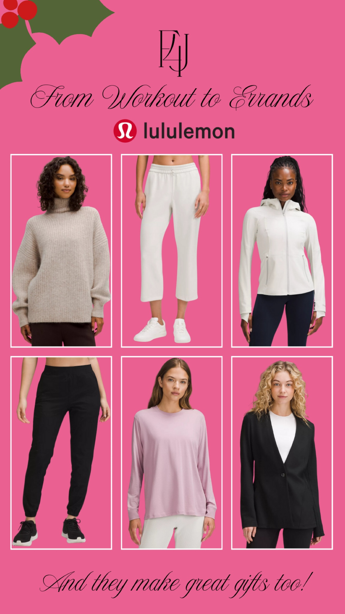 Love some good pieces that I can make work post workout! Here are some of my current favorites at Lululemon right now, and they make for some amazing gifts too!

Fit4Janine, Lululemon, Active, Holiday, Gift Giving

#LTKHoliday #LTKGiftGuide #LTKActive