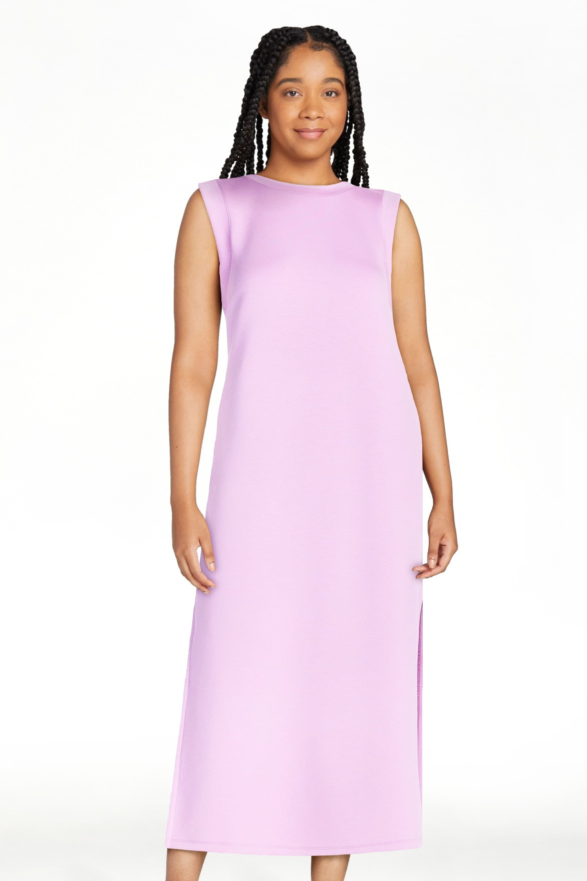 Scoop Women's and Women's Plus Scubaknit Sleeveless Maxi Dress, Sizes XS-4X | Walmart (US)