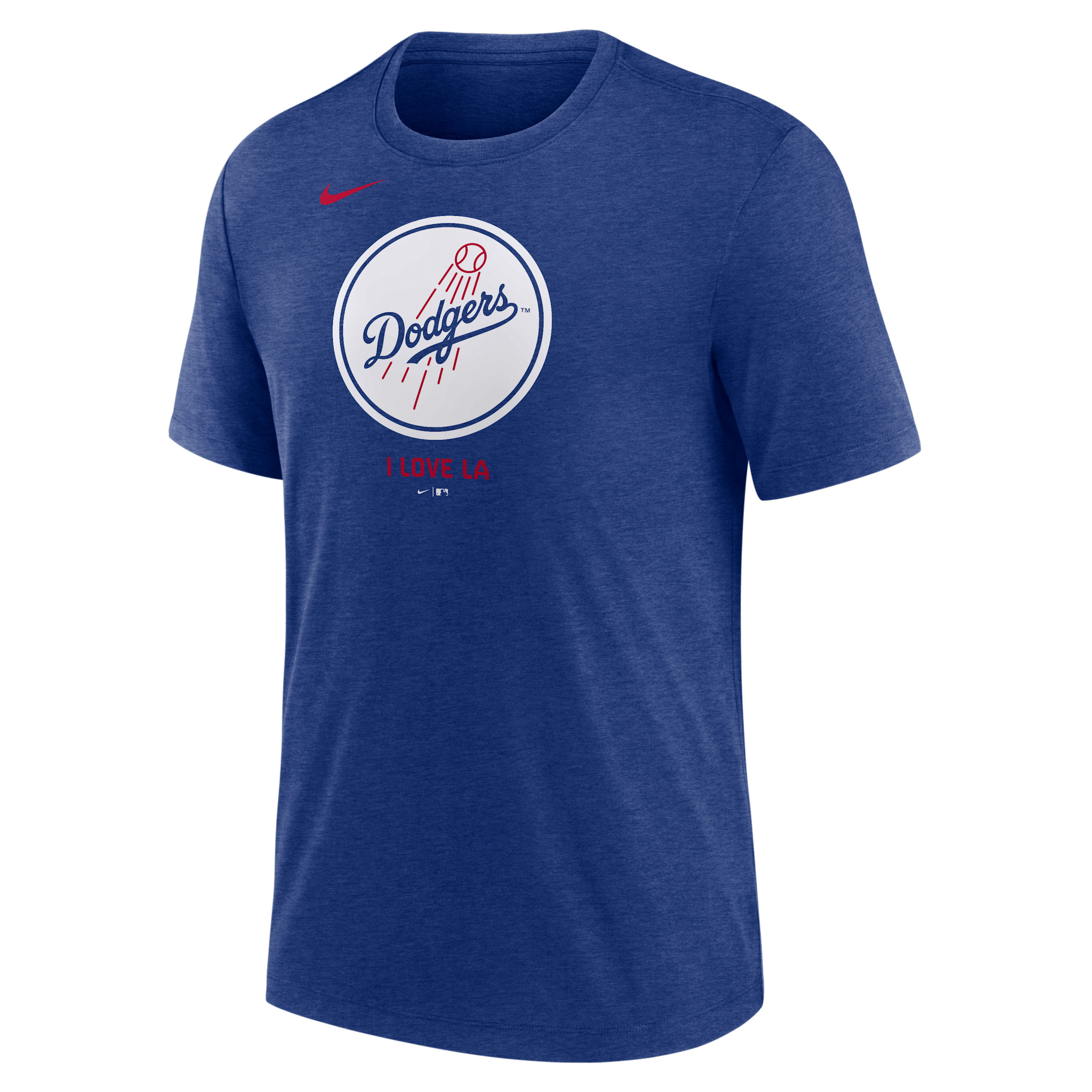 Los Angeles Dodgers Logo Nike Men's MLB T-Shirt in Blue | NJFD4EWLD-J77 | Nike (US)
