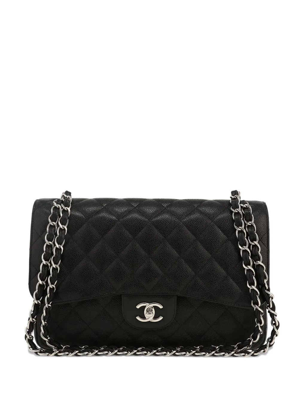CHANEL Pre-Owned Timeless Jumbo shoulder bag - Black | Farfetch Global