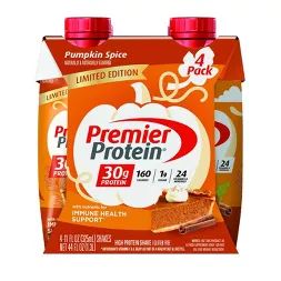 Premier Protein Shake Limited Edition - Pumpkin Spice - 4pk/44 fl oz | Target