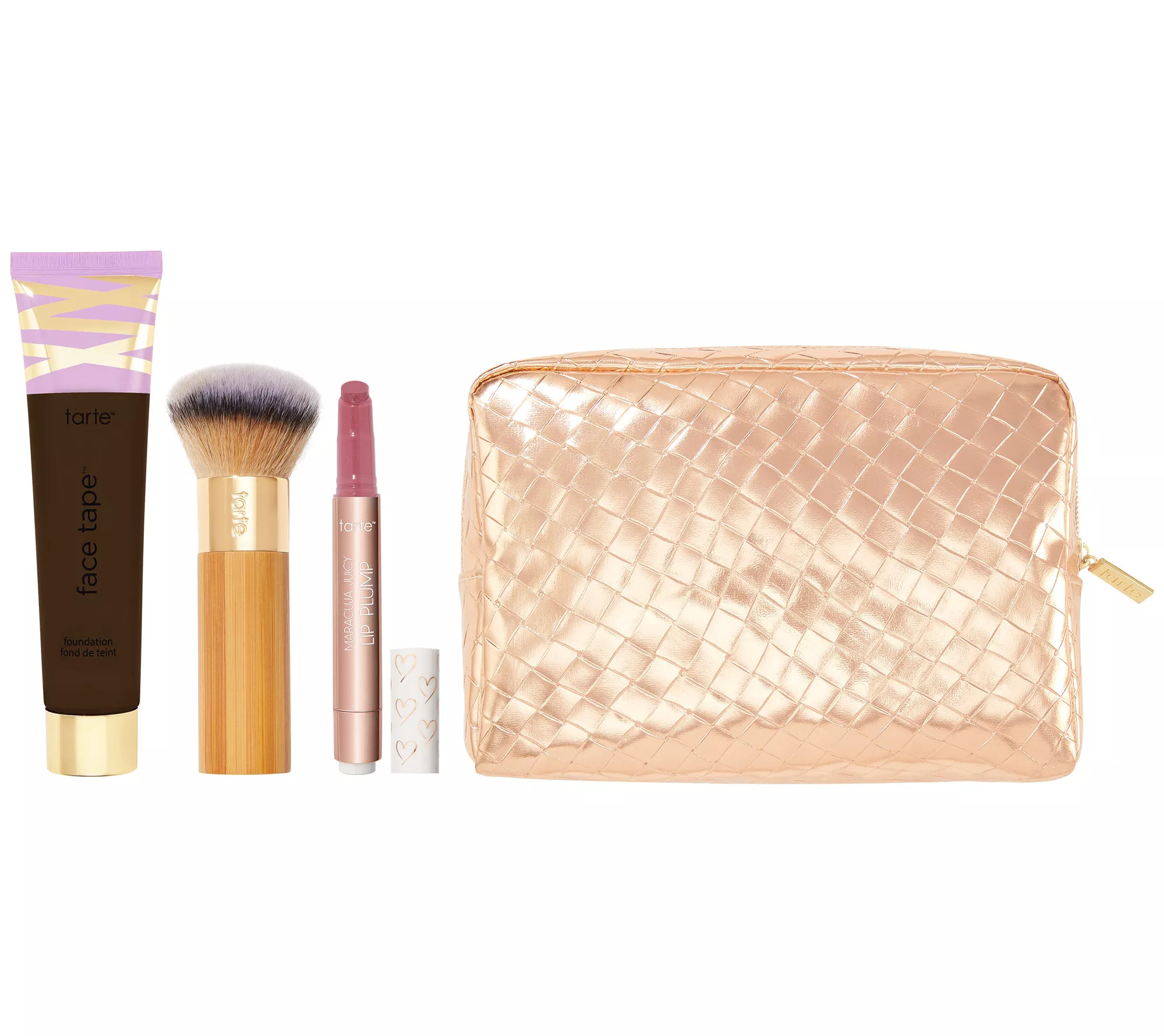 tarte Super- Size Face Tape Foundation 3-Pc Kit with Bag Kit with Bag - QVC.com | QVC