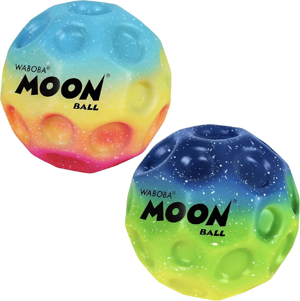 Waboba Gradient Moon Ball 2 Pack - Super Bouncy Wall Balls for Kids and Teens - Outdoor Sports To... | Amazon (US)