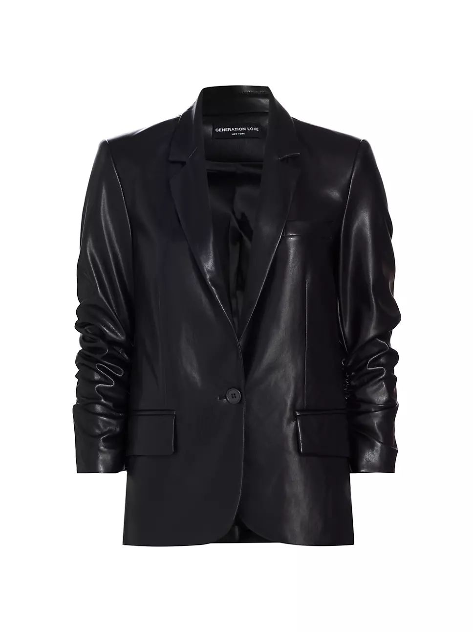 Millie Vegan Leather Blazer | Saks Fifth Avenue