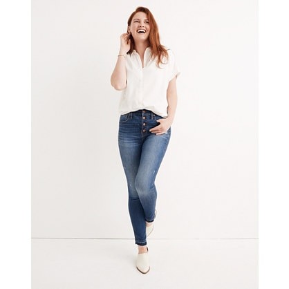 10" High-Rise Skinny Jeans: Drop-Hem Edition | Madewell