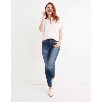 Short 10" High-Rise Skinny Jeans: Drop-Hem Edition | Madewell