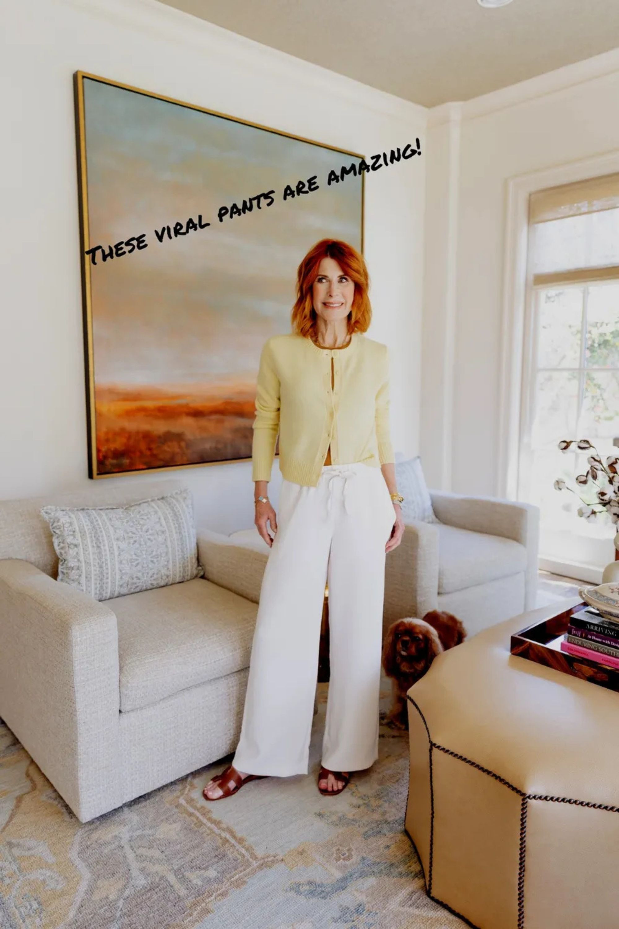 These viral wide leg pants are a bestseller for a reason… they truly fit everyone and feel so flattering on. Paired with this luxe cashmere cardigan for the perfect effortless spring outfit you’ll wear on repeat. I’m wearing an XXS and they fit perfectly. 

 

#LTKootd #LTKSeasonal #LTKOver40