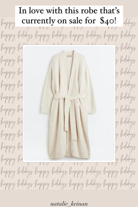 Barefoot dreams robe look for less on sale for $40!! 

#LTKGiftGuide #LTKsalealert #LTKCyberweek