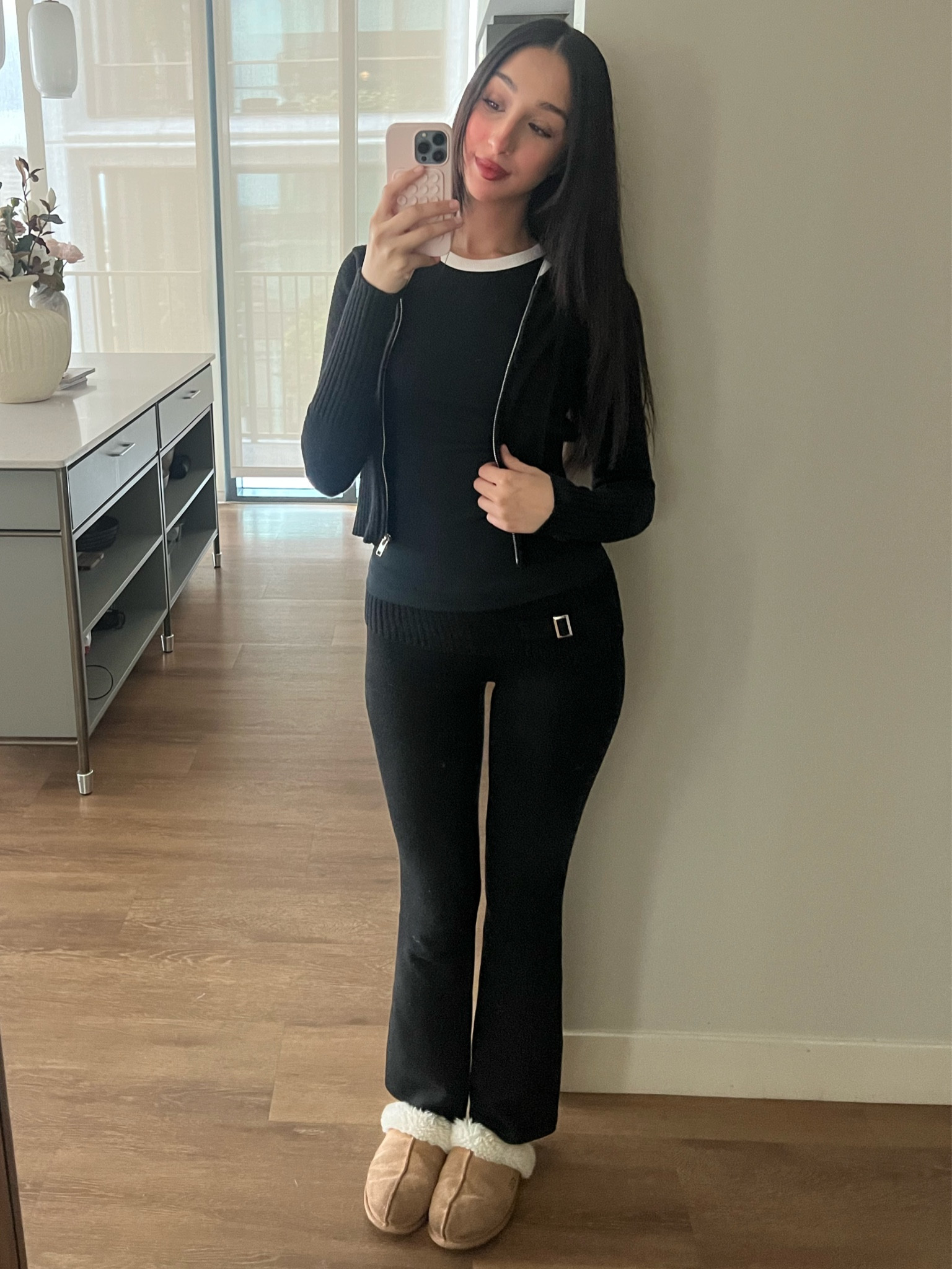 Cozy matching set 🖤

#LTKStyleTip #LTKxelfCosmetics #LTKSummerSales