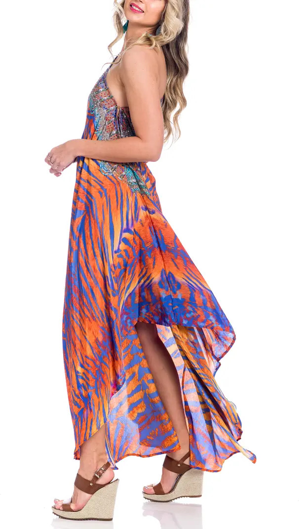 RANEES Three Way Handkerchief Hem Maxi Dress | Nordstromrack | Nordstrom Rack