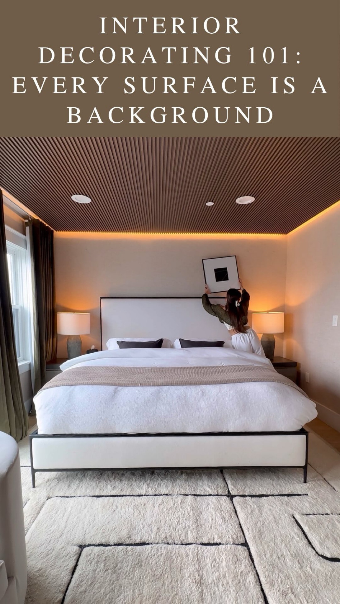 “Every surface is a background.” This will help you create contrast, 1 of the 6 design principles that helps you break up monotony in a space. 



#LTKHome