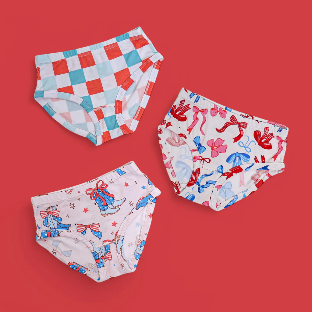 USA BOOTS N' BOWS DREAM GIRL'S BRIEF SET | Dream Big Little Co.