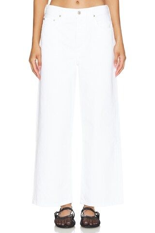 Citizens of Humanity Pina Low Rise Baggy Crop in Chalk from Revolve.com | Revolve Clothing (Global)