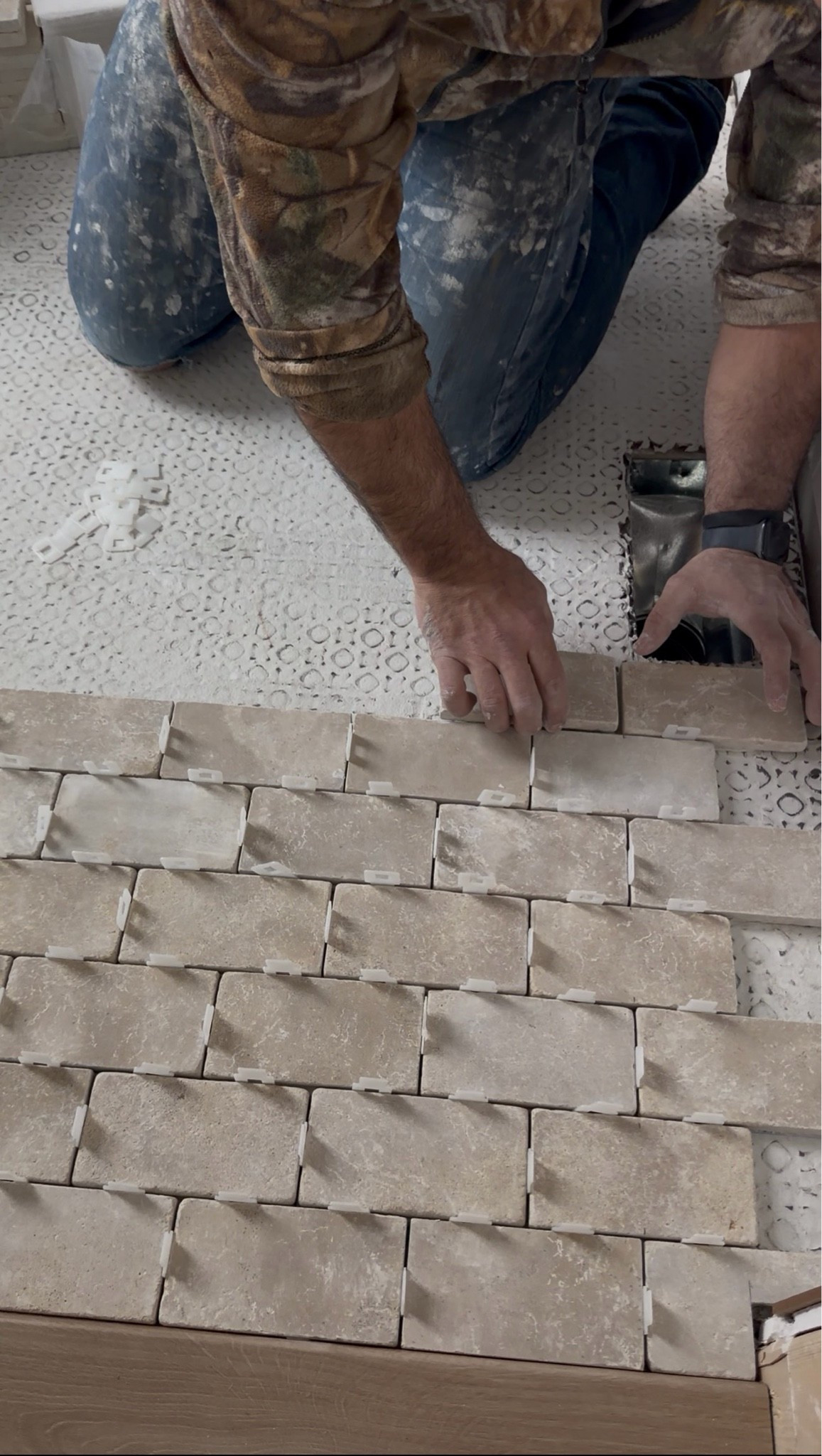 This Moroccan limestone is absolutely gorgeous in person. I’ve seen both colors. I wanted a warmer color so I went with this one. Bathroom tile. Alexander James tile shop

#LTKHome #LTKSaleAlert