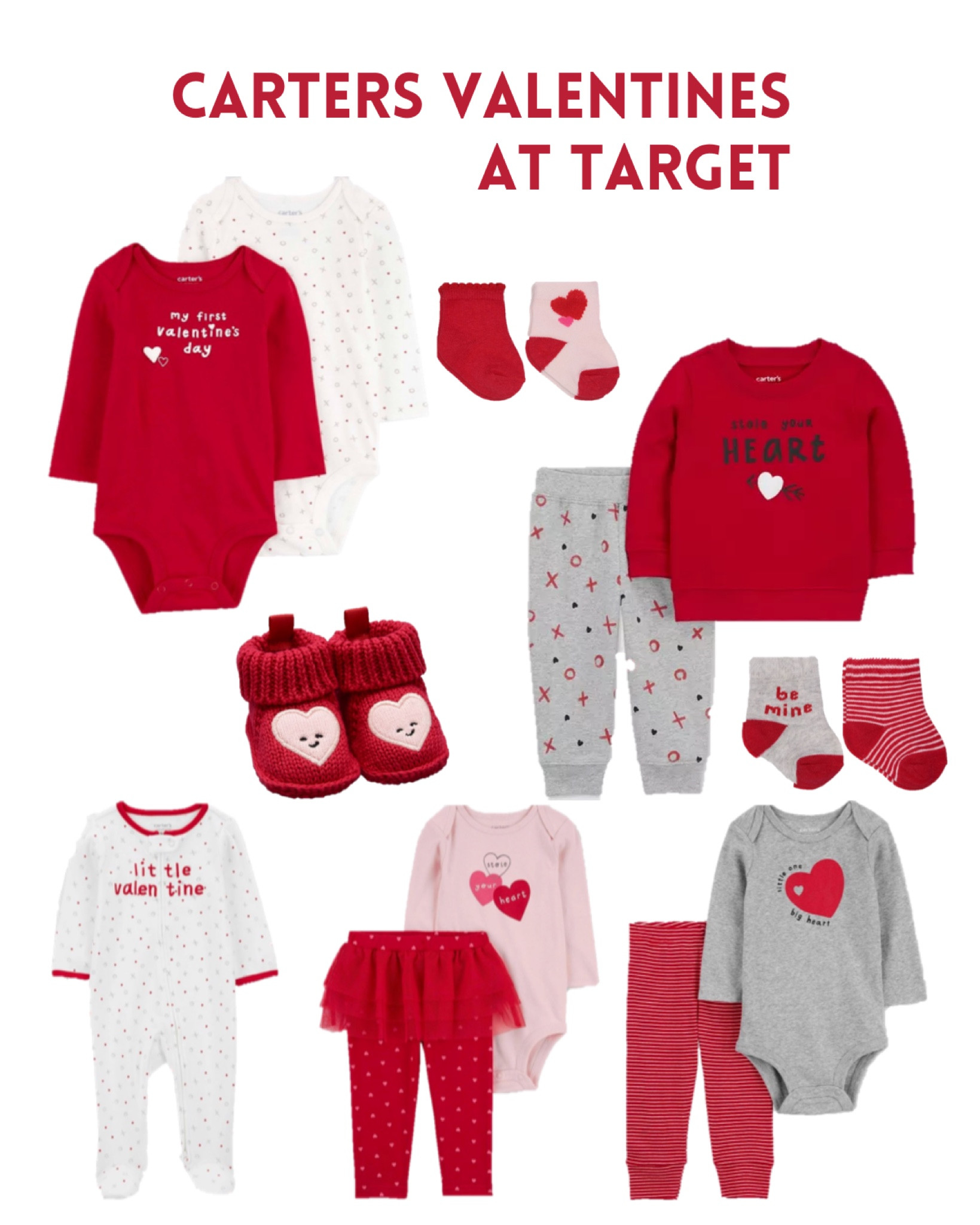 Carters valentine outfits at target. Baby and toddler ❤️🎯

#LTKkids #LTKbaby #LTKSeasonal