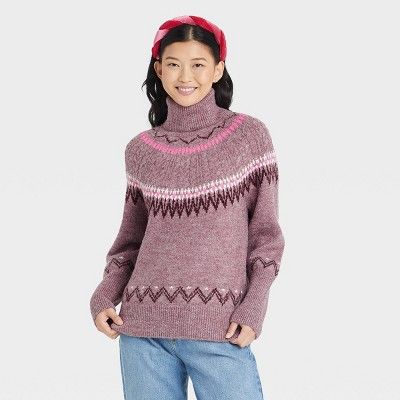 Women's Turtleneck Pullover Sweater - A New Day™ | Target