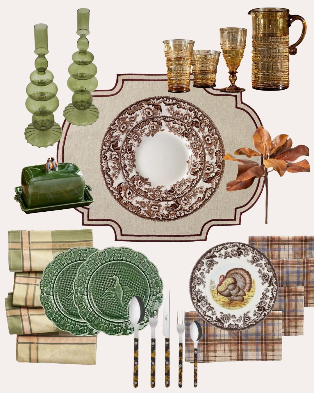 Thanksgiving tablescape ideas 

#LTKHoliday #LTKSeasonal #LTKHome