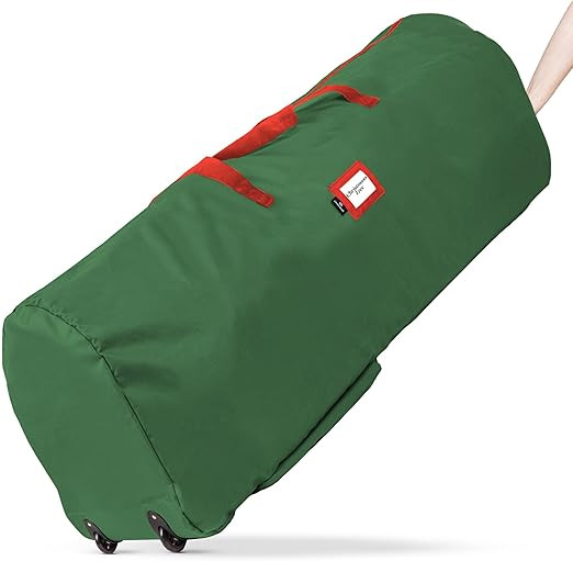 Handy Laundry Rolling Tree Storage Bag - For 9-Foot Artificial Christmas Holiday Tree. Zippered B... | Amazon (US)