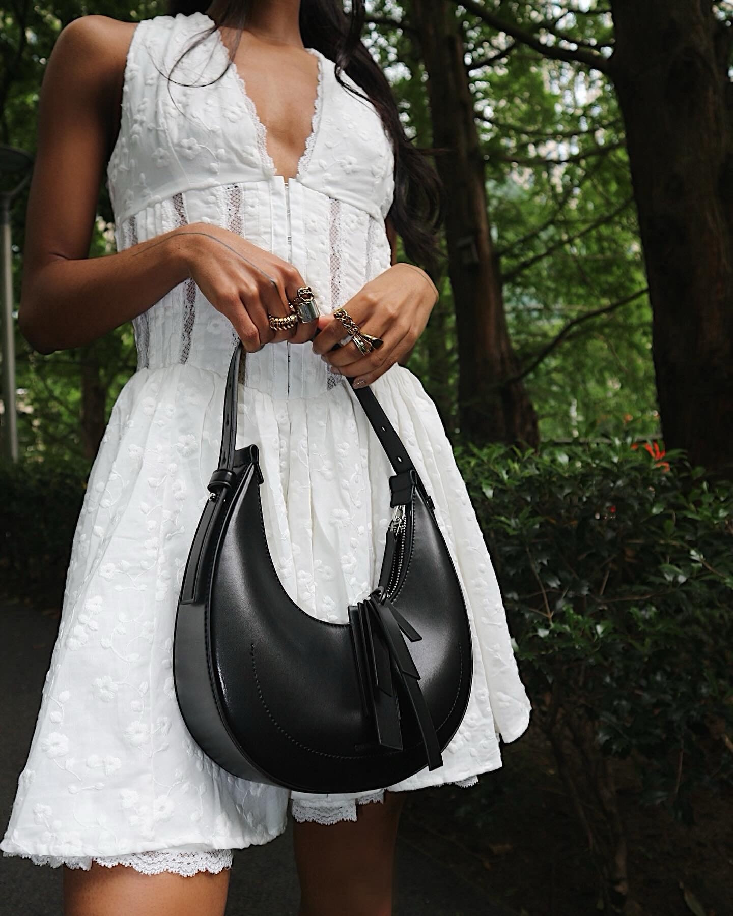 Mary jane shoes hobo bag charles & keith white dress autumn accessories 

#LTKFashionMonth #LTKautumn #LTKbag