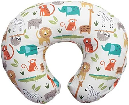 Boppy Original Nursing Pillow & Positioner, Neutral Jungle Colors, Cotton Blend Fabric with Allov... | Amazon (US)