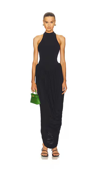 The Duchess Jersey Dress in Black | Revolve Clothing (Global)