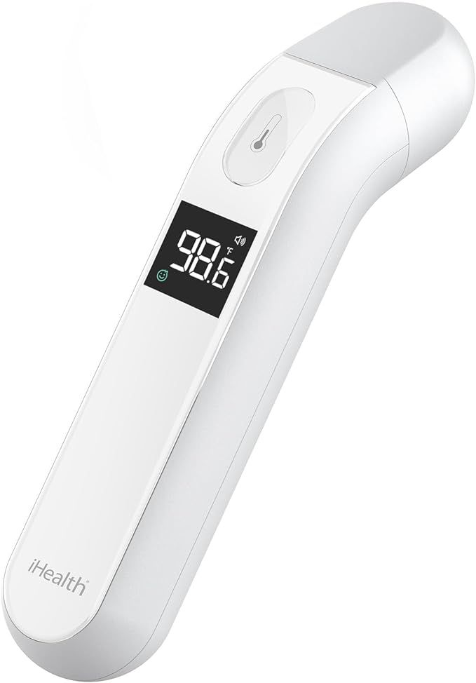 iHealth Digital Thermometer for Adults and Kids - Infrared Forehead Thermometer with Color Fever ... | Amazon (US)