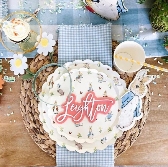 Custom Acrylic Place Settings | Etsy (US)