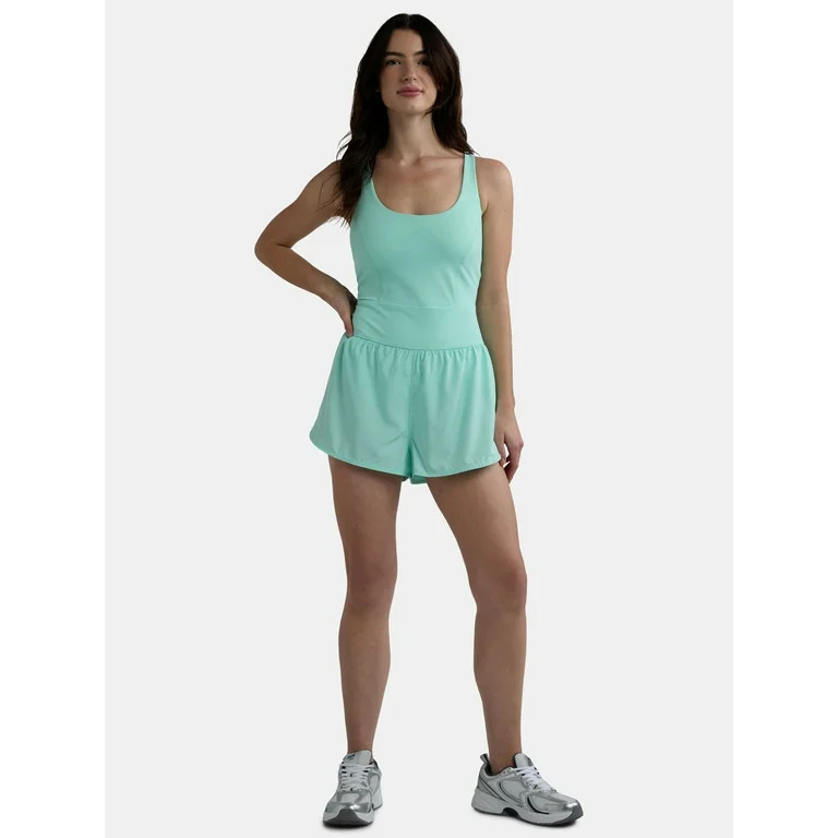 Avia Women's and Women's Plus Active Bodysuit with Built-in Bra, Sizes XS-4X | Walmart (US)