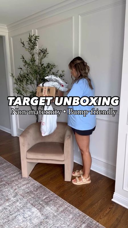 Target new arrivals all not maternity but bumpfriendly! Summer dresses, Amazon maxi skirts, vacation outfits! 

I sized up to a medium in all at 31 weeks pregnant and 5’8. 

#maternity #bumpstyle 



#LTKFindsUnder50 #LTKBump #LTKVideo