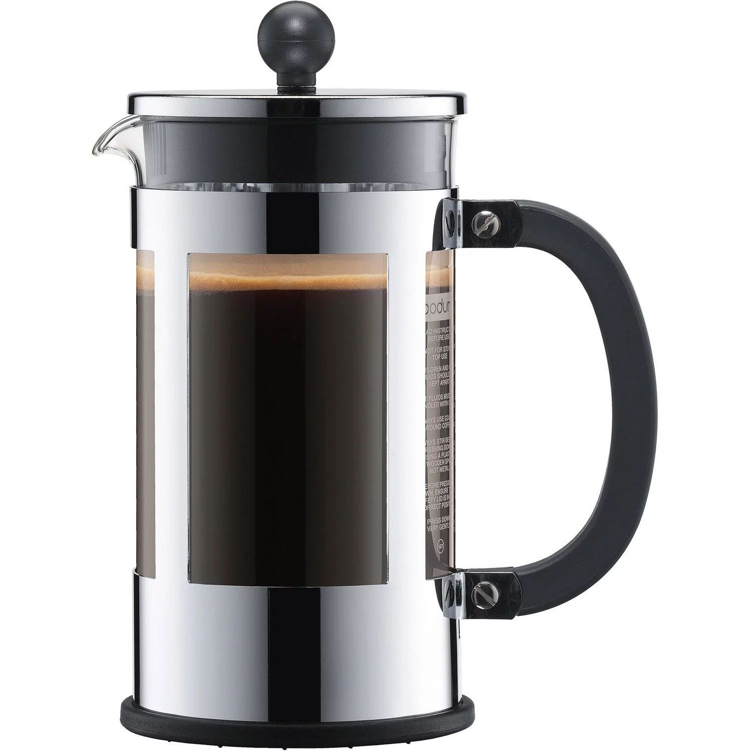 Bodum 34 oz Kenya French Press Coffeemaker, Stainless Steel | Walmart (US)