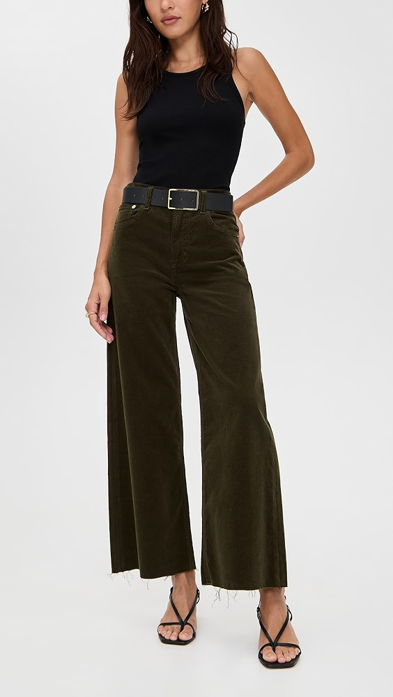 Lyra Wide Leg Corduroy Crop Pants | Shopbop